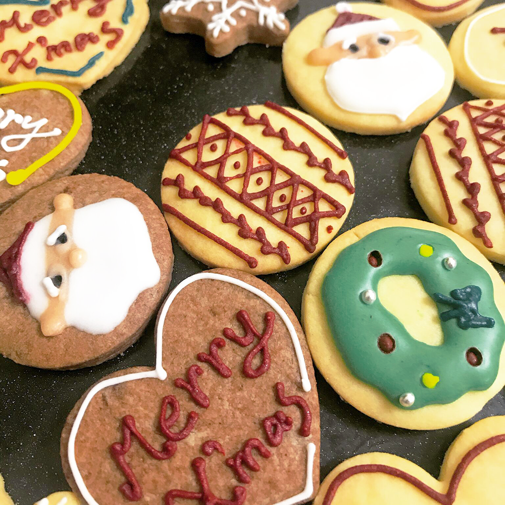 手作りクリスマスアイシングクッキー 枚入り 和歌山県かつらぎ町の高級果物通販 かつらぎフルーツ